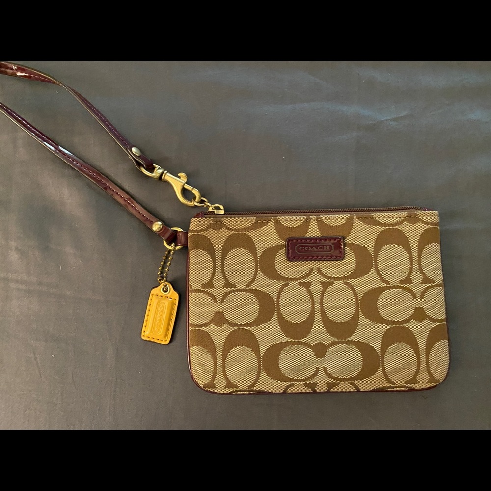 Coach wristlet